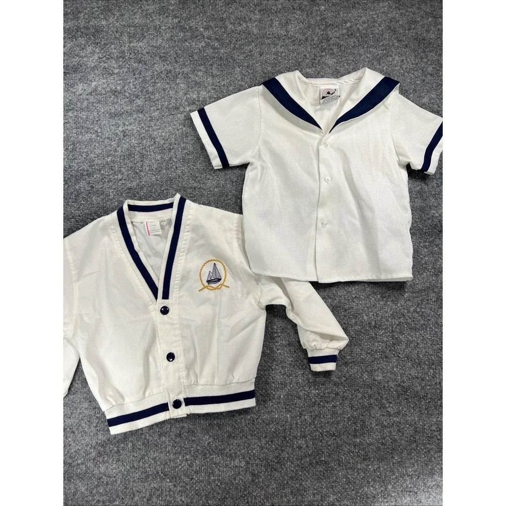Vintage Toddler Nautical Sailor Set (Size 4T) - Good Lad & Rare Editions